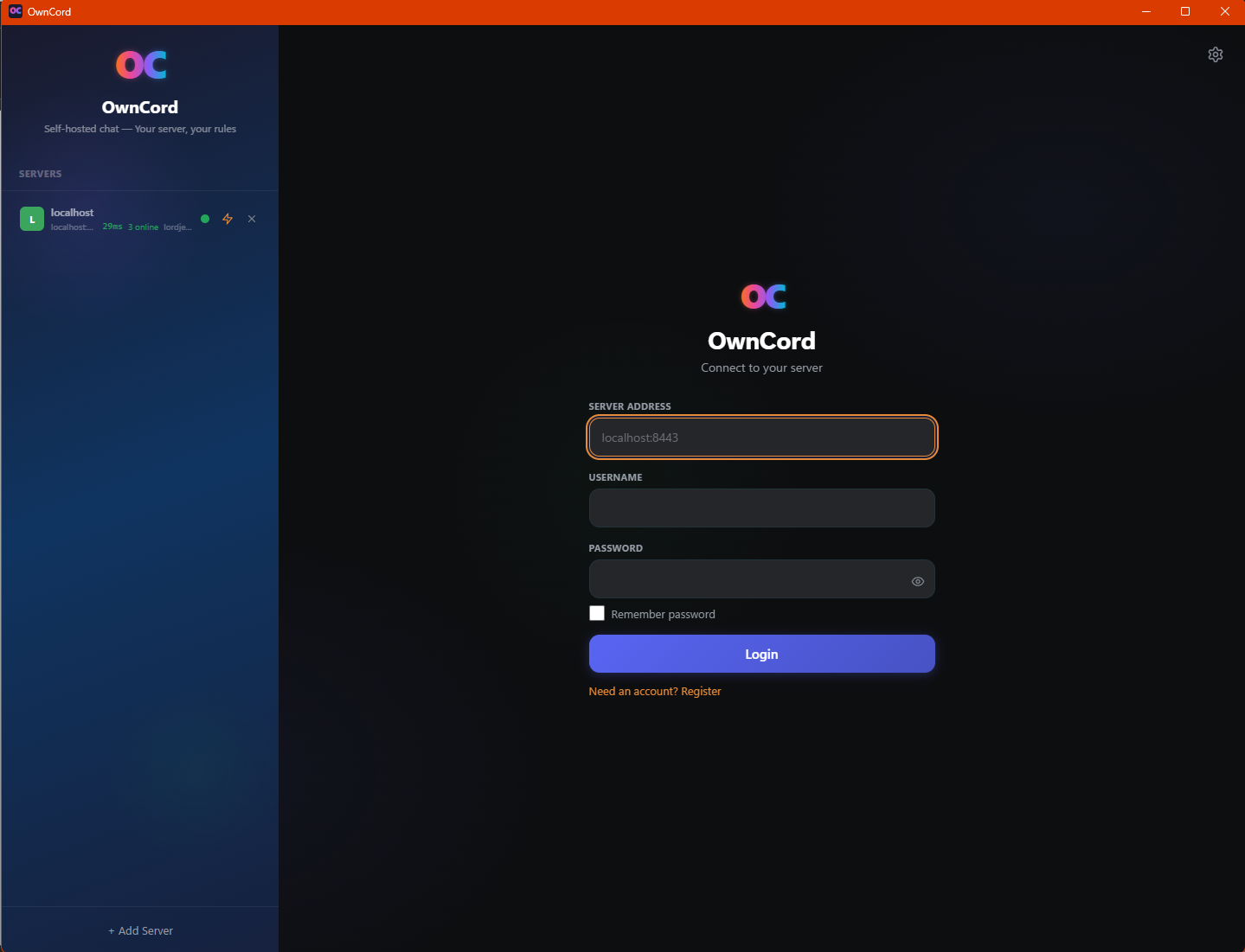 Login Page